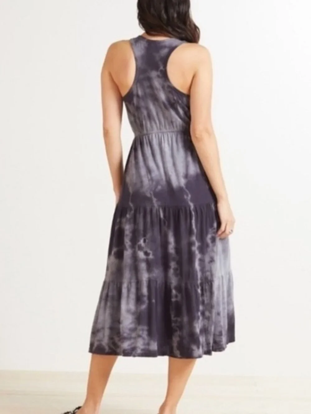 Sundry for Evereve NWT Women's Size 1 (Small) Gray Tie Dye Malibu Dress - Picture 2 of 13